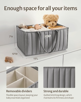 Keep Your Nursery Clutter-Free with Plastic Storage Boxes for Diapers and Baby Wipes
